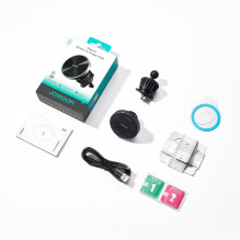 Joyroom Magnetic Car Holder Wireless Charger 15W for Air Vent Black (JR-ZS240 Pro)