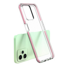 Spring Case dėklas Realme C35 silikoniniam dangčiui su juodu rėmeliu