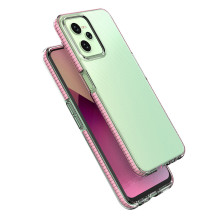 Spring Case dėklas Realme C35 silikoniniam dangčiui su juodu rėmeliu