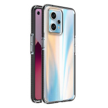 Spyruoklinis dėklas, skirtas Realme 9 Pro+ / Realme 9 silikoninis dangtelis su juodu rėmeliu Spyruoklinis dėklas, skirtas Realme 9 Pro+ / Realme 9 silikoninis dangtelis su juodu rėmeliu