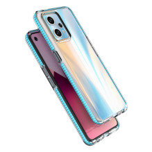 Spyruoklinis dėklas, skirtas Realme 9 Pro+ / Realme 9 silikoninis dangtelis su juodu rėmeliu Spyruoklinis dėklas, skirtas Realme 9 Pro+ / Realme 9 silikoninis dangtelis su juodu rėmeliu