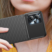 Thunder Case dėklas Motorola Moto G13 silikoniniam šarvų dėklui juodas Thunder Case dėklas Motorola Moto G13 silikoniniam šarvų dėklui juodas