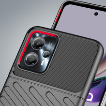 Thunder Case dėklas Motorola Moto G13 silikoniniam šarvų dėklui juodas Thunder Case dėklas Motorola Moto G13 silikoniniam šarvų dėklui juodas
