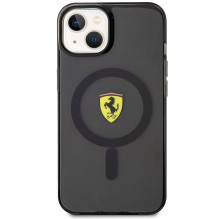 Ferrari FEHMP14SURKK iPhone 14 6,1 colio juodas / juodas kietas dėklas Translucent Magsafe
