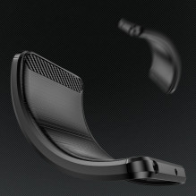 Carbon Case dėklas, skirtas OnePlus Nord CE 3 lankstus silikoninis anglies dangtelis juodas Carbon Case dėklas, skirtas OnePlus Nord CE 3 lankstus silikoninis anglies dangtelis juodas