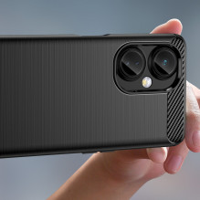 Carbon Case dėklas, skirtas OnePlus Nord CE 3 lankstus silikoninis anglies dangtelis juodas Carbon Case dėklas, skirtas OnePlus Nord CE 3 lankstus silikoninis anglies dangtelis juodas