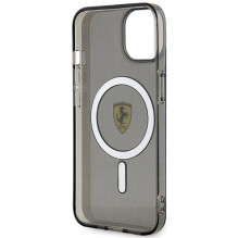 Ferrari FEHMP14SURKK iPhone 14 6.1" black / black hardcase Translucent Magsafe