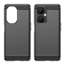 Carbon Case dėklas, skirtas OnePlus Nord CE 3 lankstus silikoninis anglies dangtelis juodas Carbon Case dėklas, skirtas OnePlus Nord CE 3 lankstus silikoninis anglies dangtelis juodas