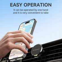 Wozinsky WUMKO magnetinis telefono laikiklis automobilio orlaidei - juodas Wozinsky WUMKO magnetinis telefono laikiklis automobilio orlaidei - juodas