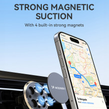 Wozinsky WUMKO magnetinis telefono laikiklis automobilio orlaidei - juodas Wozinsky WUMKO magnetinis telefono laikiklis automobilio orlaidei - juodas