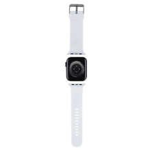 Karl Lagerfeld 3D guminis KarlChoupette Heads dirželis Apple Watch 38/40/41mm – baltas Karl Lagerfeld 3D guminis KarlChoupette Heads dirželis Apple Watch 38/40/41mm – baltas