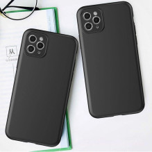Minkštas dėklas Samsung Galaxy A55 - juodas