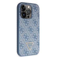 Guess GUHCP14XP4TDSCPB iPhone 14 Pro Max 6.7" blue / blue hardcase Crossbody 4G Metal Logo