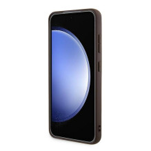 Guess 4G Metal Gold Logo case for Samsung Galaxy S24 - brown Guess 4G Metal Gold Logo case for Samsung Galaxy S24 - brown