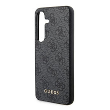 Guess 4G Metal Gold Logo case for Samsung Galaxy S24 - black Guess 4G Metal Gold Logo case for Samsung Galaxy S24 - black