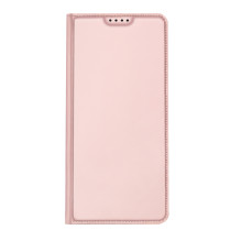 Dux Ducis Skin Pro dėklas su atvartu ir kortelės lizdu, skirtas Xiaomi Redmi Note 13 5G - rožinis