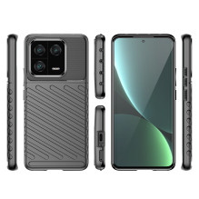 Thunder Case dėklas Xiaomi 13 Pro silikoniniam šarvų dėklui juodas