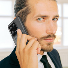 Thunder Case dėklas Xiaomi 13 Pro silikoniniam šarvų dėklui juodas