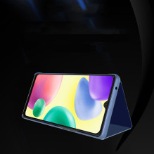 „Clear View“ dėklo dangtelis, skirtas „Xiaomi Redmi 10C“, su rožiniu atvartu