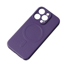 MagSafe suderinamas silikoninis dėklas, skirtas iPhone 15 Plus silikoniniam dėklui – violetinė