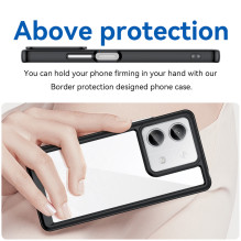 Outer Space Case with gel frame for Xiaomi Redmi Note 13 Pro+ - black