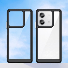 Outer Space Dėklas su gelio rėmeliu, skirtas Xiaomi Redmi Note 13 Pro+ - juodas