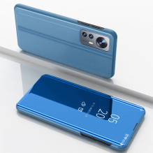 Clear View Case dangtelis skirtas Xiaomi 12 Lite mėlynas atverčiamas dangtelis Clear View Case dangtelis skirtas Xiaomi 12 Lite mėlynas atverčiamas dangtelis