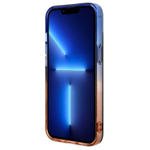 BMW Gradient Bumper MagSafe dėklas, skirtas iPhone 15 Plus / 14 Plus - pilkas