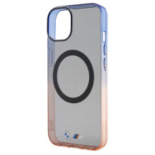BMW Gradient Bumper MagSafe dėklas, skirtas iPhone 15 Plus / 14 Plus - pilkas