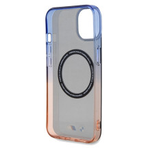 BMW Gradient Bumper MagSafe dėklas, skirtas iPhone 15 Plus / 14 Plus - pilkas