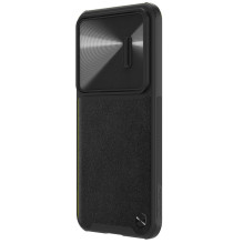 Nillkin CamShield Leather S dėklas, skirtas Samsung Galaxy S23+ dangtelis su juodu fotoaparato dangteliu Nillkin CamShield Leather S dėklas, skirtas Samsung Galaxy S23+ dangtelis su juodu fotoaparato dangteliu