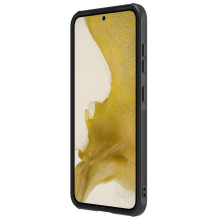 Nillkin CamShield Leather S dėklas, skirtas Samsung Galaxy S23+ dangtelis su juodu fotoaparato dangteliu Nillkin CamShield Leather S dėklas, skirtas Samsung Galaxy S23+ dangtelis su juodu fotoaparato dangteliu