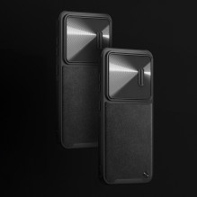 Nillkin CamShield Leather S dėklas, skirtas Samsung Galaxy S23+ dangtelis su juodu fotoaparato dangteliu Nillkin CamShield Leather S dėklas, skirtas Samsung Galaxy S23+ dangtelis su juodu fotoaparato dangteliu