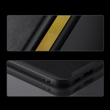 Nillkin CamShield Leather S dėklas, skirtas Samsung Galaxy S23+ dangtelis su juodu fotoaparato dangteliu Nillkin CamShield Leather S dėklas, skirtas Samsung Galaxy S23+ dangtelis su juodu fotoaparato dangteliu