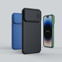 Nillkin CamShield S Case iPhone 14 Pro Max Armored Cover Camera Protector Green