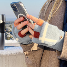 Moteriškos / vaikiškos žieminės telefono pirštinės - mėlynos Moteriškos / vaikiškos žieminės telefono pirštinės - mėlynos