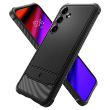 Spigen Rugged Armor dėklas, skirtas Samsung Galaxy S24 - matinė juoda