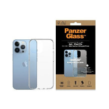 PanzerGlass ClearCase antibakterinis karinio lygio sertifikuotas dėklas iPhone 13 Pro - skaidrus