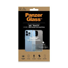 PanzerGlass ClearCase antibakterinis karinio lygio sertifikuotas dėklas iPhone 13 Pro - skaidrus
