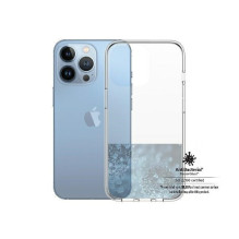 PanzerGlass ClearCase antibakterinis karinio lygio sertifikuotas dėklas iPhone 13 Pro - skaidrus