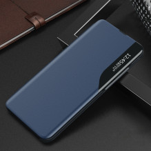 Eco Leather View Case for Samsung S24+ with flap - blue Eco Leather View Case for Samsung S24+ with flap - blue