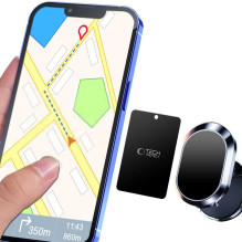 Tech-Protect MetalPlate magnetinės plokštelės automobiliniams laikikliams - juodos (4 vnt.)