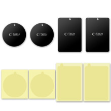 Tech-Protect MetalPlate magnetinės plokštelės automobiliniams laikikliams - juodos (4 vnt.)