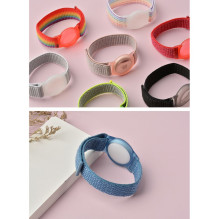 Tech-Protect Nylon Strap for Kids for Apple AirTag - Pink Tech-Protect Nylon Strap for Kids for Apple AirTag - Pink