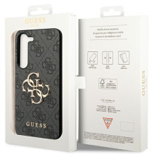 Guess 4G Big Metal Logo case for Samsung Galaxy S24 - black Guess 4G Big Metal Logo case for Samsung Galaxy S24 - black