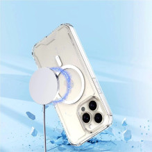 Skaidrus kampinis dėklas MagSafe, skirtas iPhone 16 Plus – skaidrus