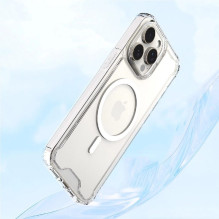 Skaidrus kampinis dėklas MagSafe, skirtas iPhone 16 Plus – skaidrus