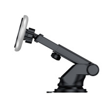 Tech-Protect A2 automobilinio telefono laikiklis su MagSafe 15W indukciniu įkrovikliu kabinai - juodas