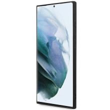 Guess 4G Collection odinis metalinis logotipas MagSafe dėklas, skirtas Samsung Galaxy S24 Ultra - juodas