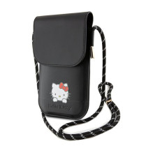 Hello Kitty Leather Daydreaming Cord bag - black Hello Kitty Leather Daydreaming Cord bag - black